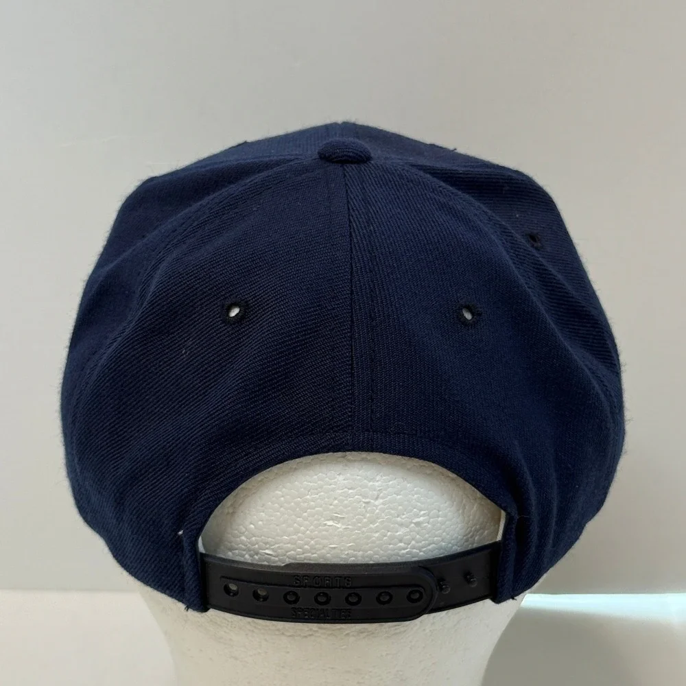 Vintage Sports Specialties Notre Dame Fighting Irish Snapback Hat Navy Blue Gold
